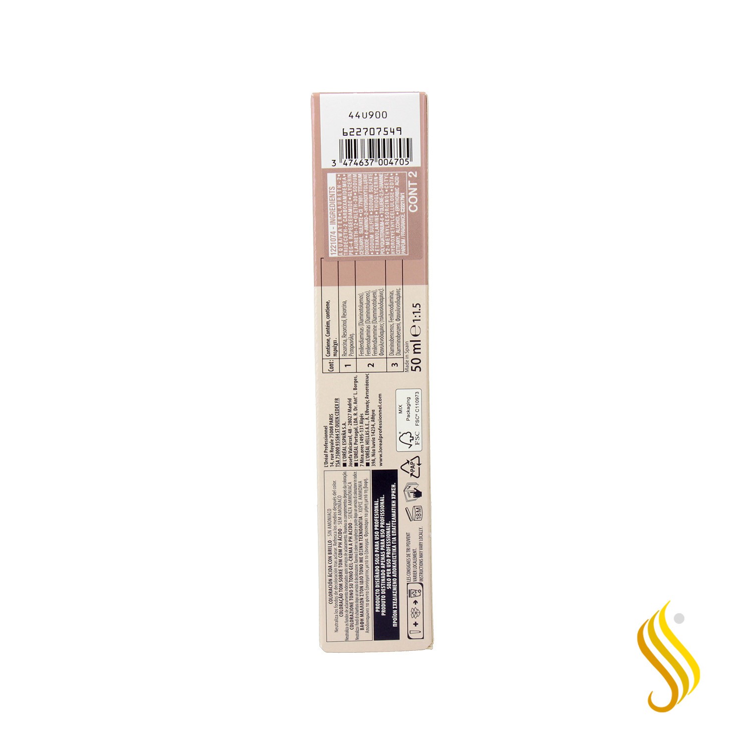 Loreal Dia Light Teinte sans ammoniaque 50 ml Couleur 10.12