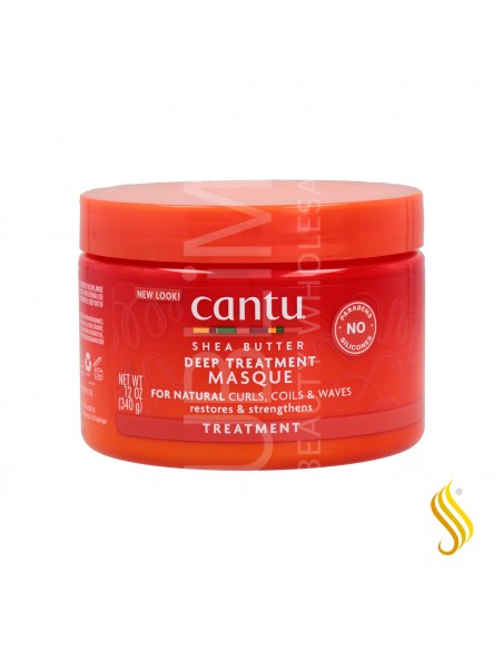 Cantu Shea Butter Masque Traitement Profond Cheveux Naturels 340 Gr