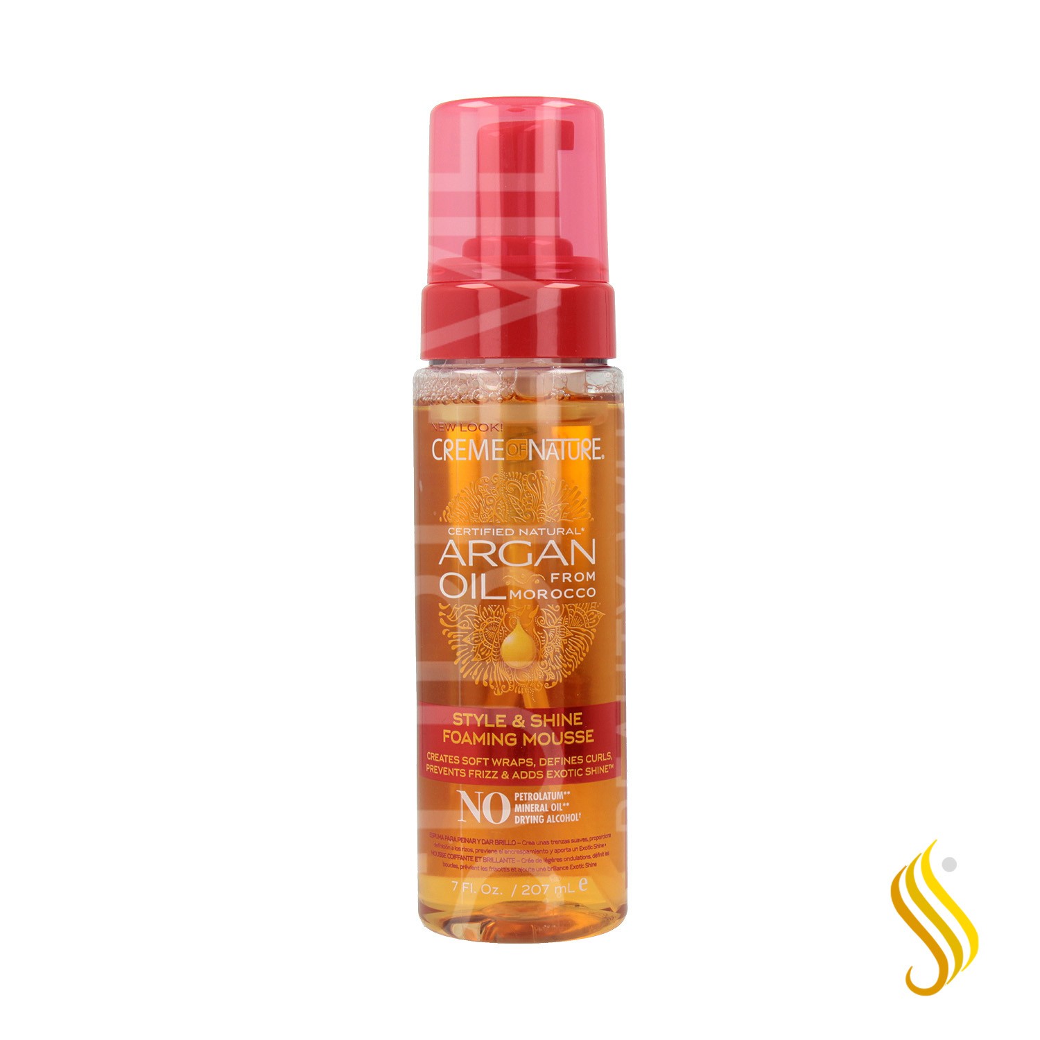 Cream Of Nature Argan Oil Foaming Mousse 207 Ml