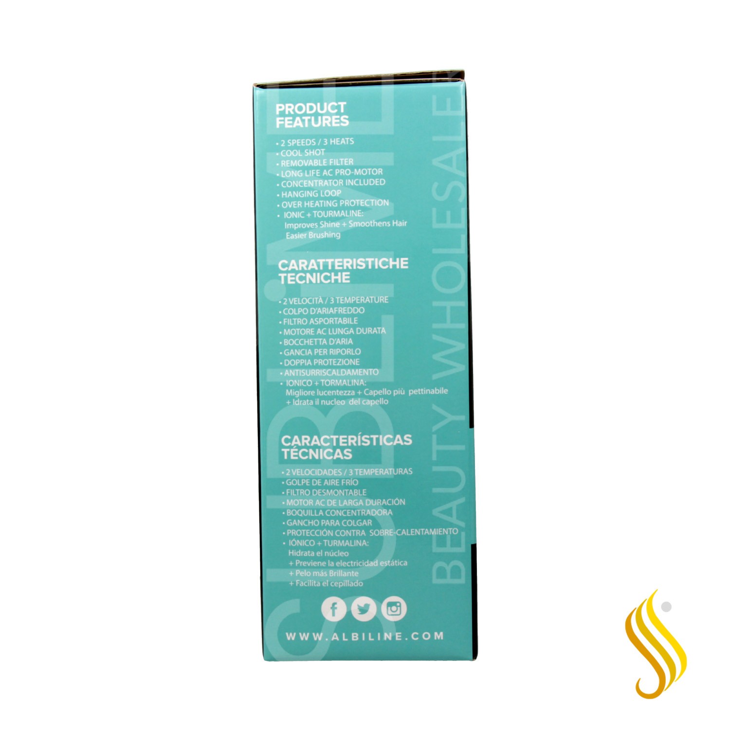 Albi Secheuse Ionic Tourmalina Green (3400v)