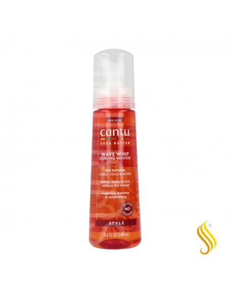 Cantu Shea Butter Natural Hair Wave Whip Curling Mousse 8.4Oz/248 ml