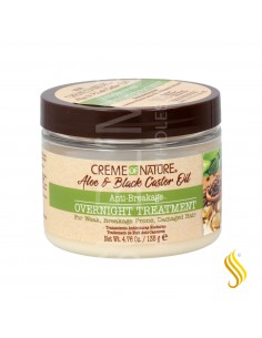 Creme Of Nature Traitement anti-casse à l'huile de ricin noir d'aloès 135 gr