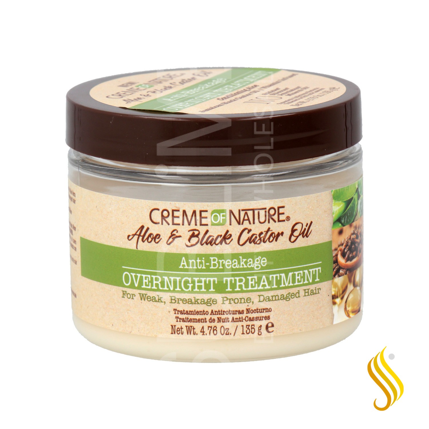 Creme Of Nature Aloe Black Castor Oil Anti-Breakage Treatment 135 gr