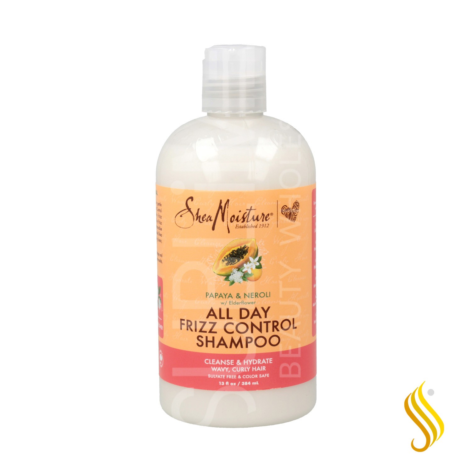 Shea Moisture Papaye Néroli Frizz Control Shampooing 384 ml