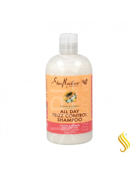 Shea Moisture Papaye Néroli Frizz Control Shampooing 384 ml