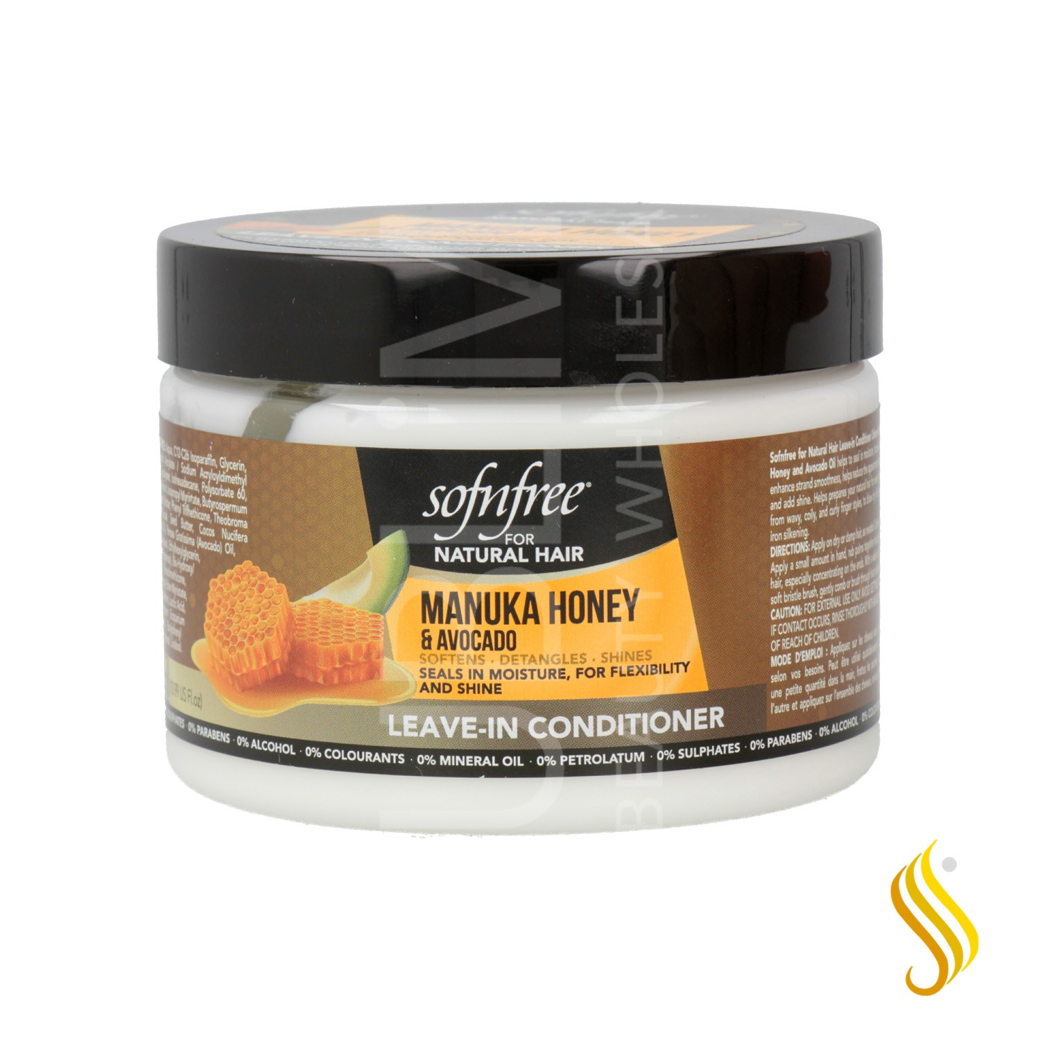 Sofn Free Natural Hair Manuka Honey Avocado Leave In Condicionador 325ml