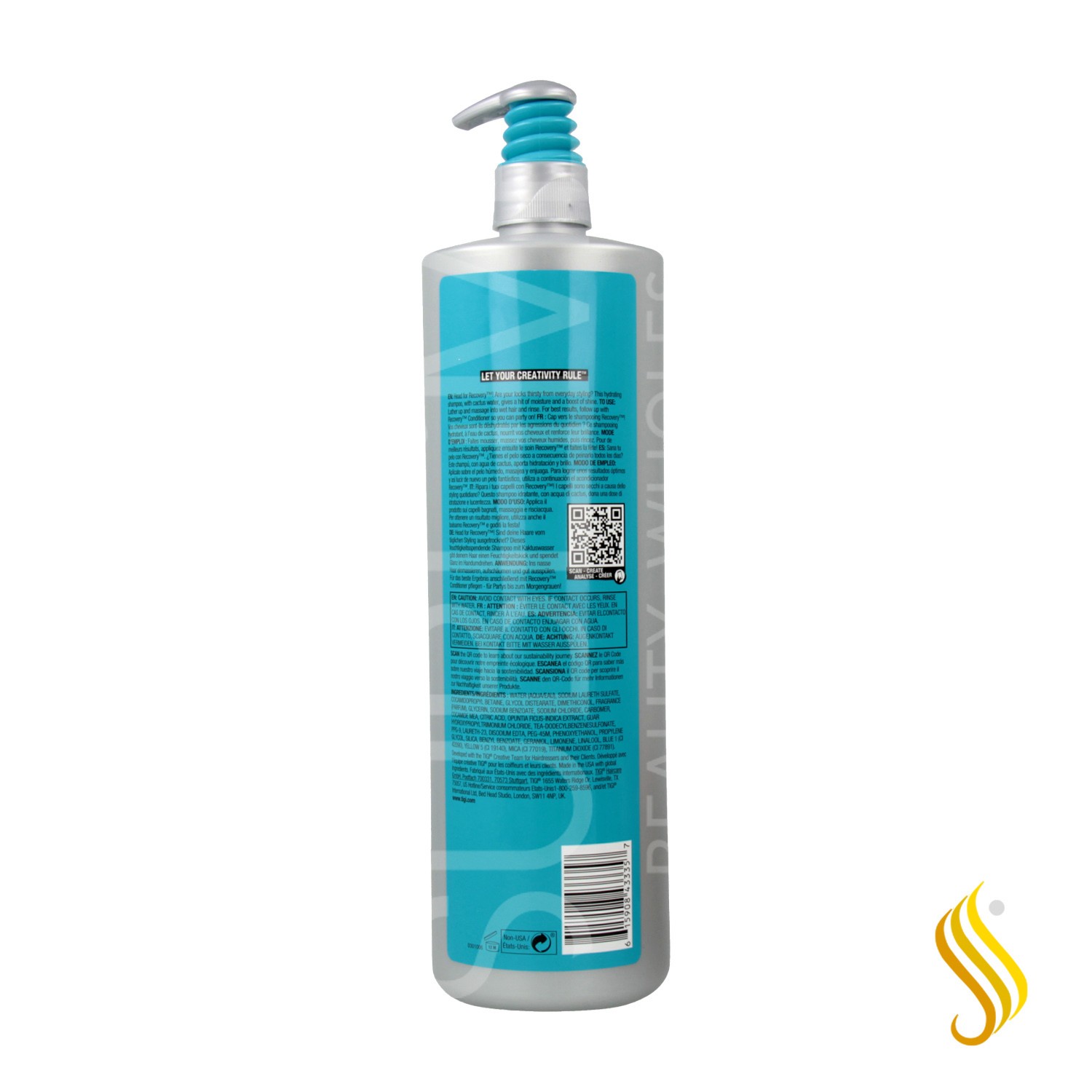 Tigi Bed Head Recovery Moisture Rush Shampooing 970 ml