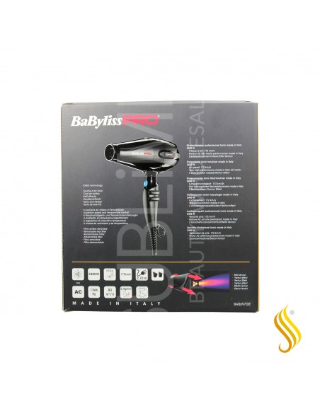 Babyliss Secador Caruso Negro 2400W