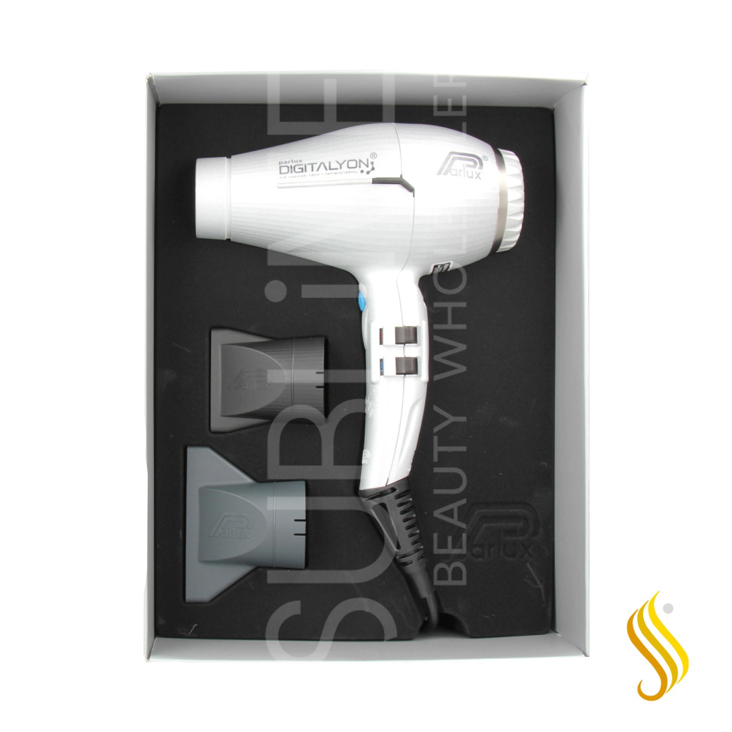 Parlux secador de cabelo digital prata