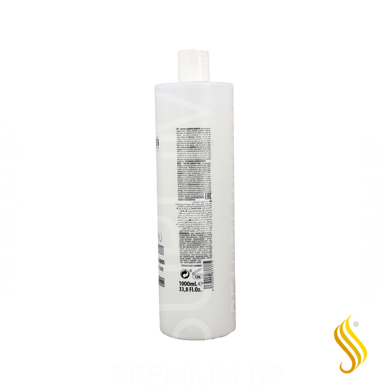 Exitenn Xampu Prata Brancos Y Rubios 1000 Ml