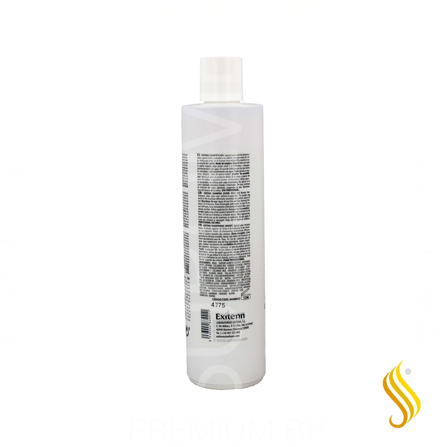Exitenn Xampu Prata Brancos Y Rubios 500 Ml 