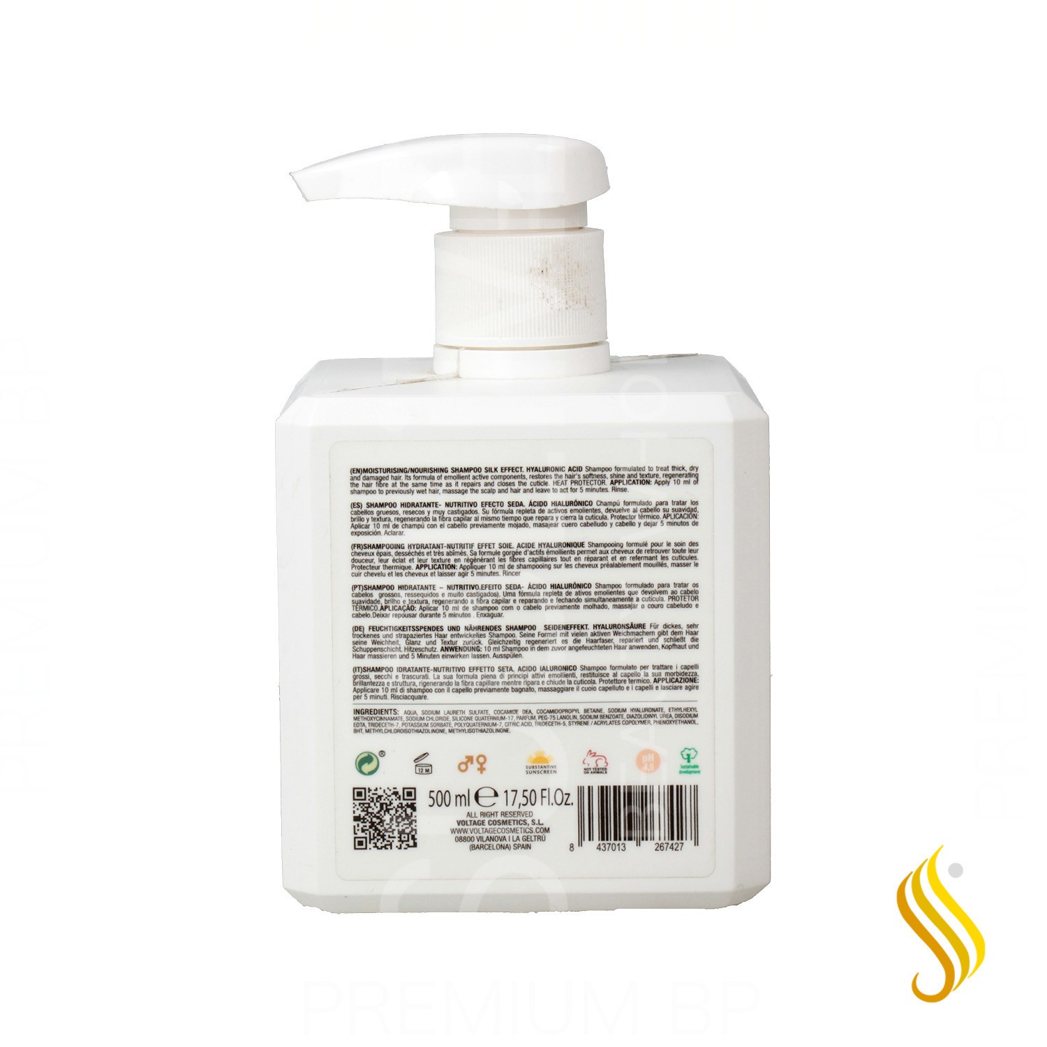 Voltage Professionnel Shampooing Hid Nutritive 450 Ml (b)