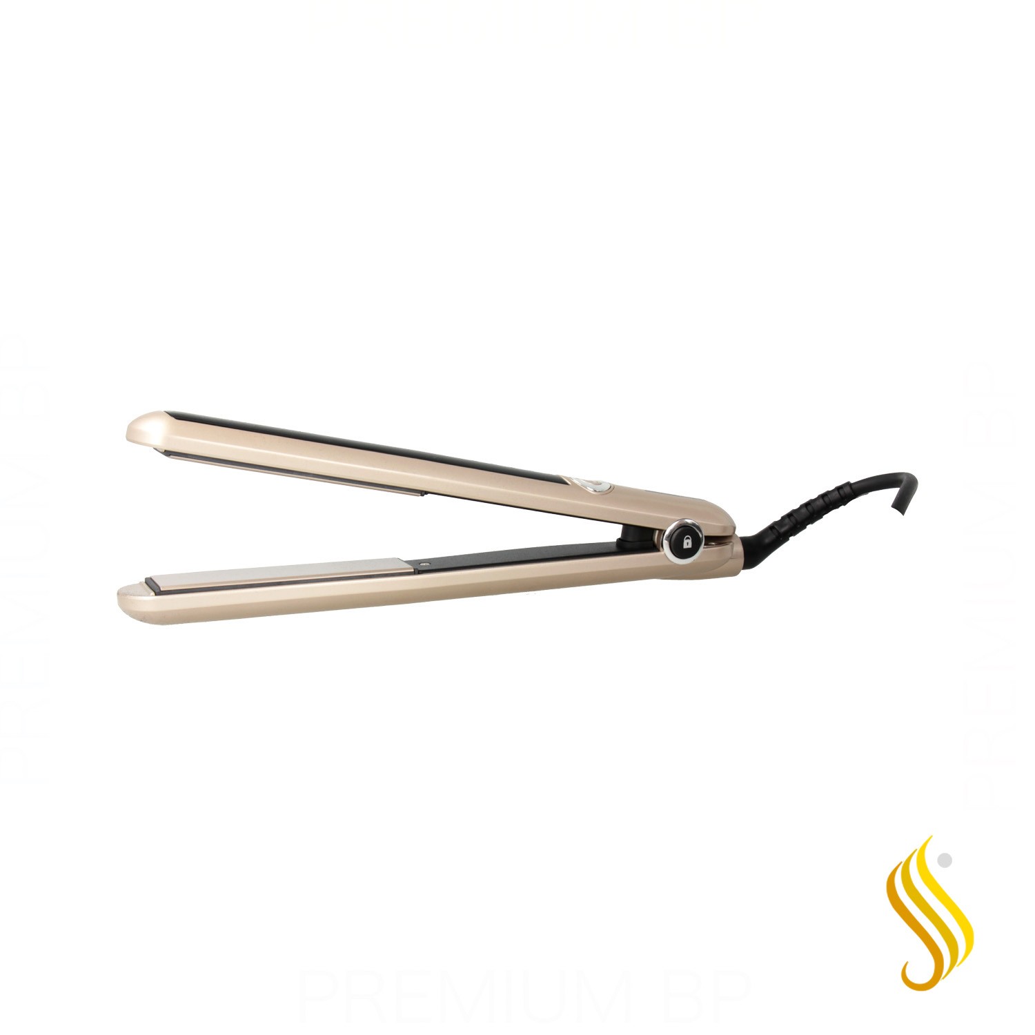 Xanitlia Sthauer Antique Gold Ceramic Flat Iron