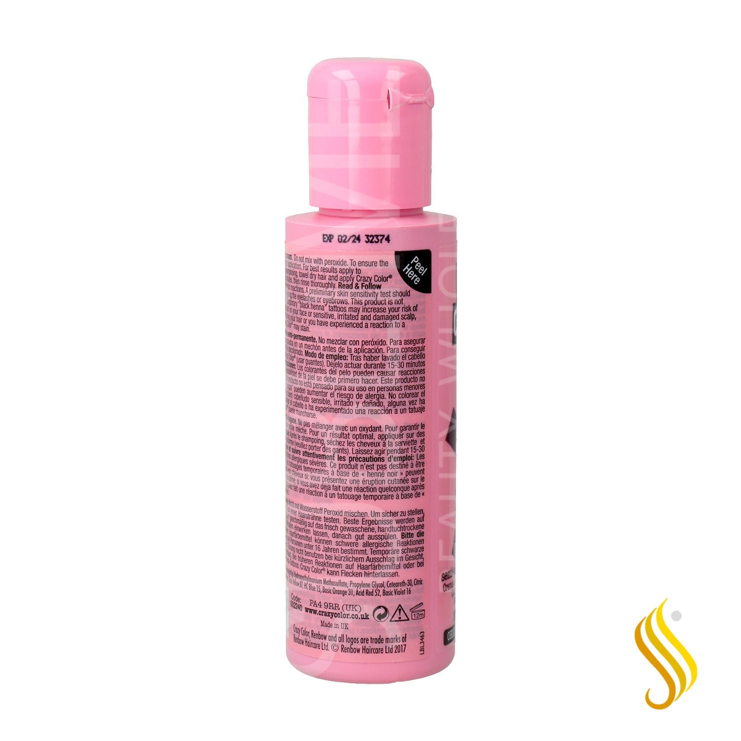 Crazy Color 50 Aubergi 100 Ml 
