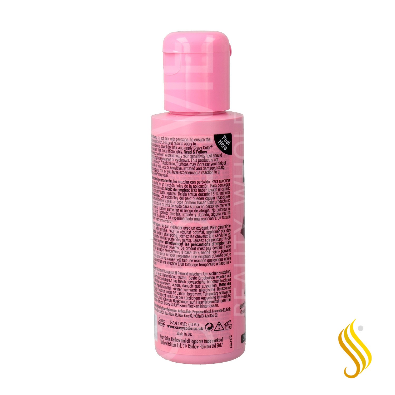 Crazy Couleur 61 Burgundy 100 Ml