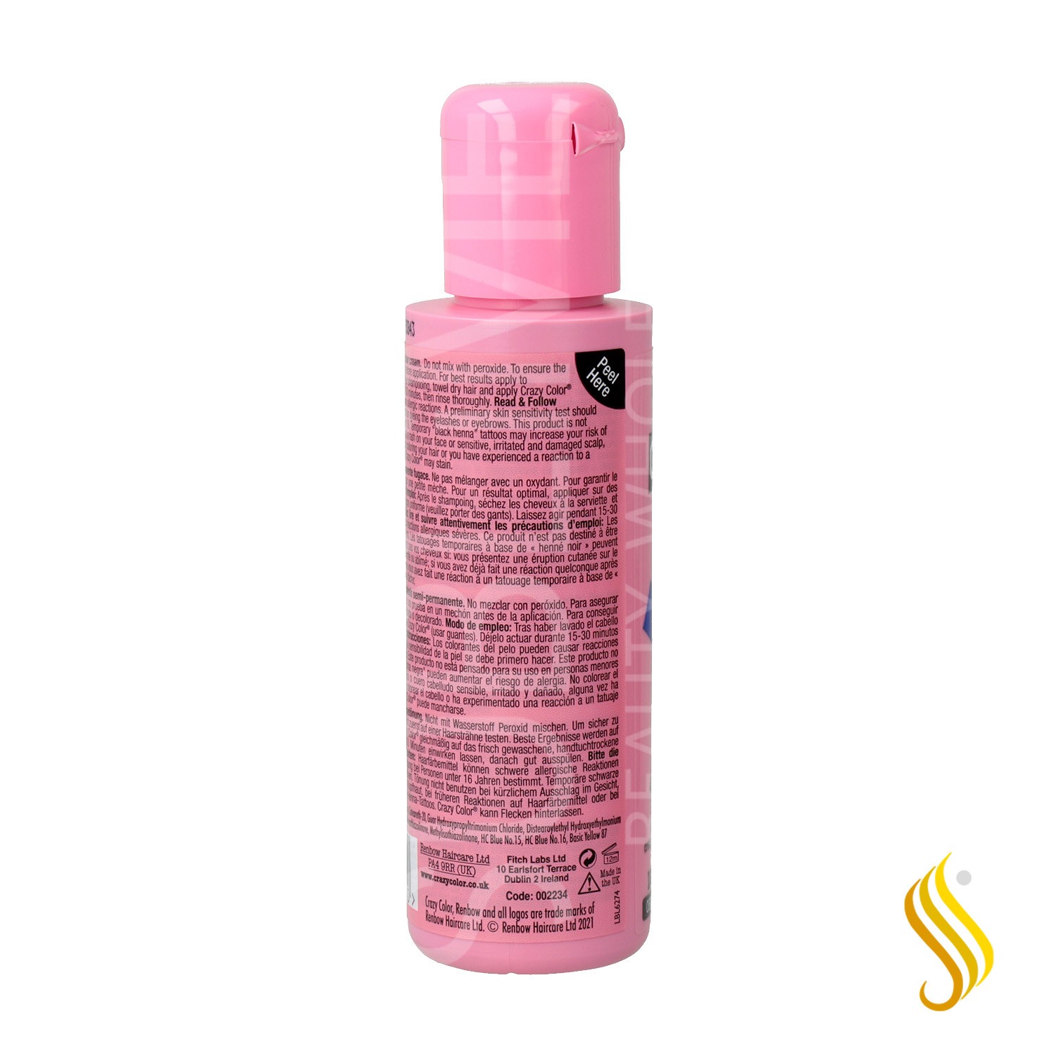 Crazy Couleur 44 Capri Blue 100 Ml