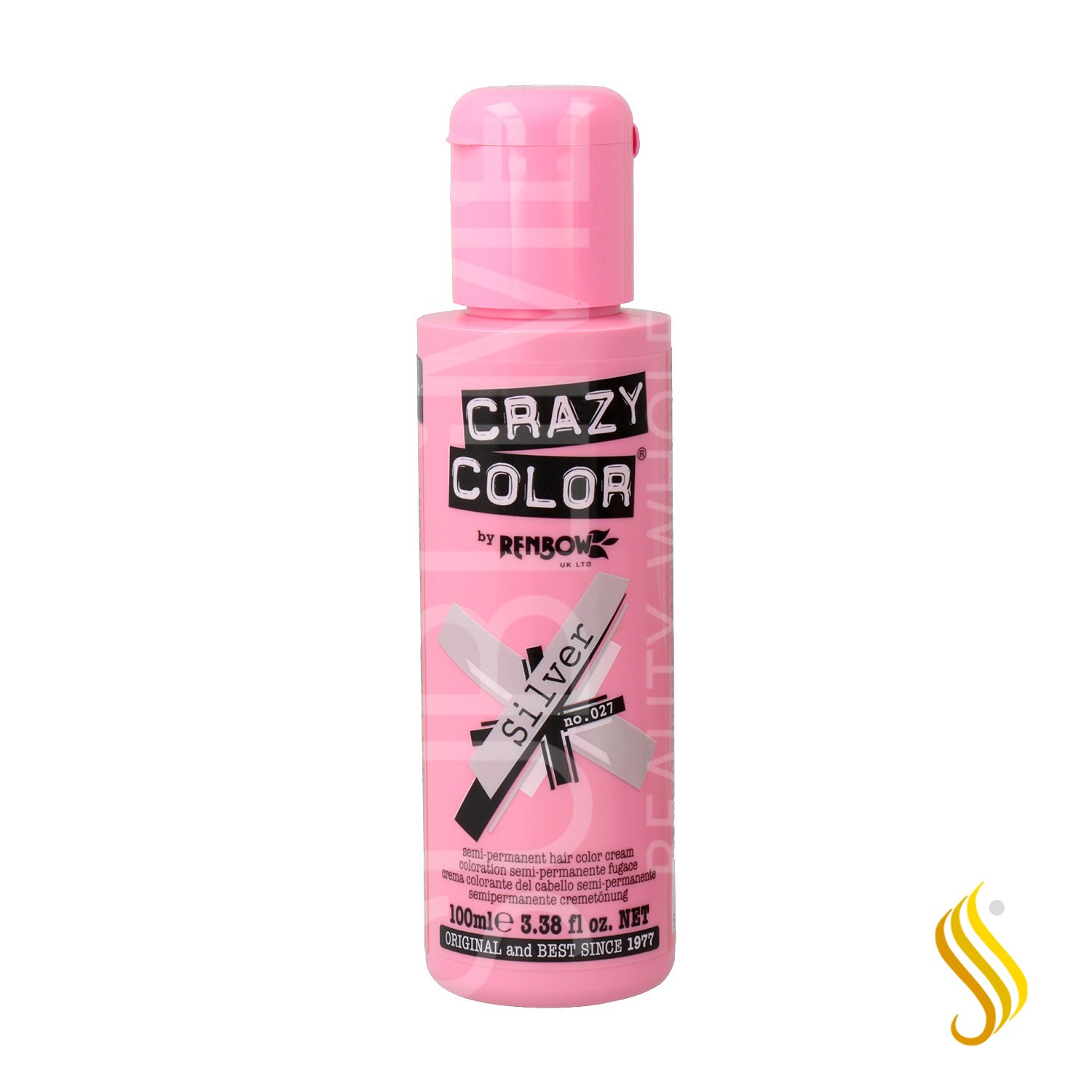 Crazy Color 027 Prata 100ml