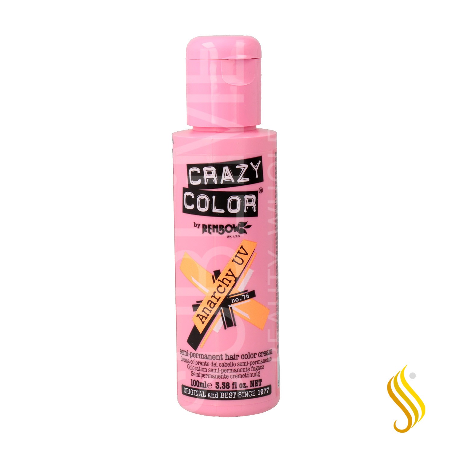 Crazy Color 76 Anarchy Uv 100 ml (Laranja)