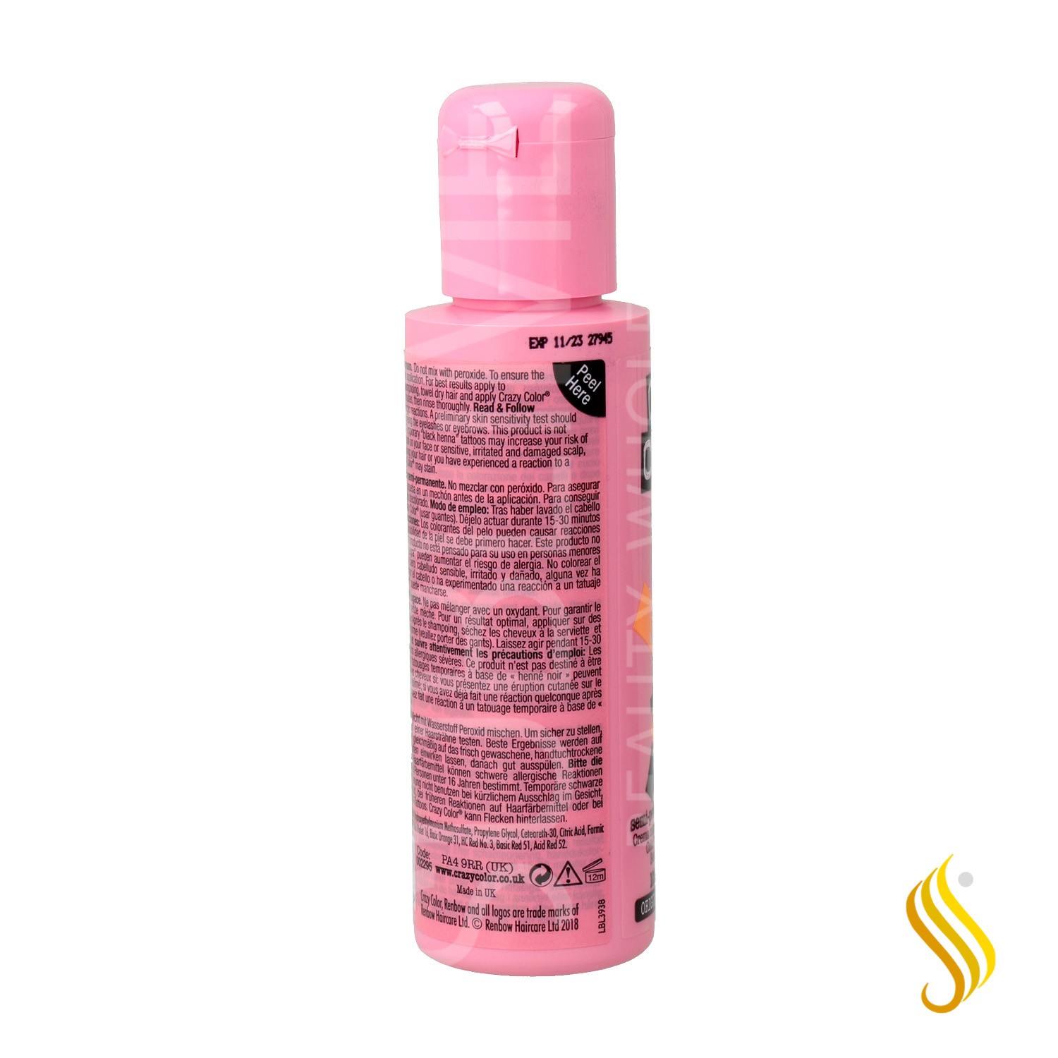 Crazy Color 76 Anarchy Uv 100 ml (Orange)