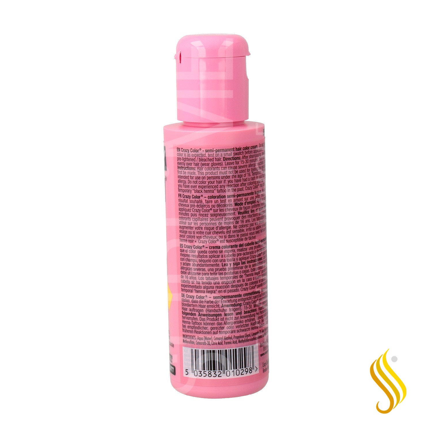 Crazy Color 77 Caution Uv 100 ml (Jaune)