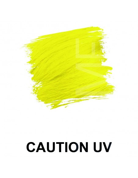Crazy Color 77 Caution Uv 100 ml (Amarelo)