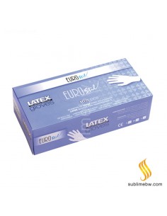 Eurostil Gants Latex 100u Blanc Grand/l (01670)