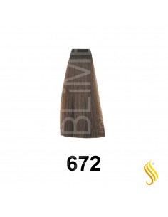 Exitenn Color Creme 60ml, Cor 672 Rubio Escuro Choco
