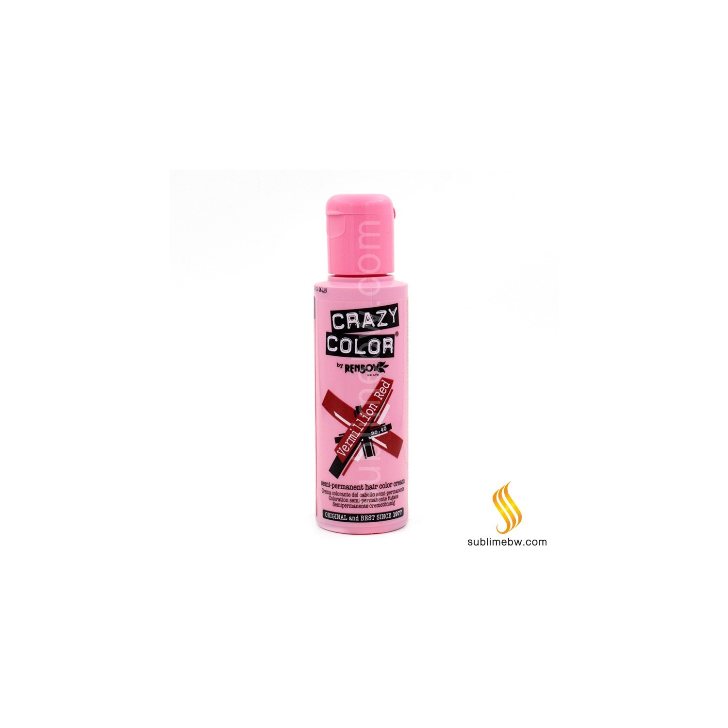 Crazy Color 40 Vermillion Rede 100 Ml 