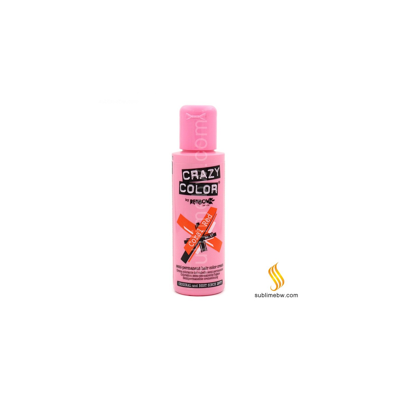 Crazy Color 57 Coral Rede 100 Ml 