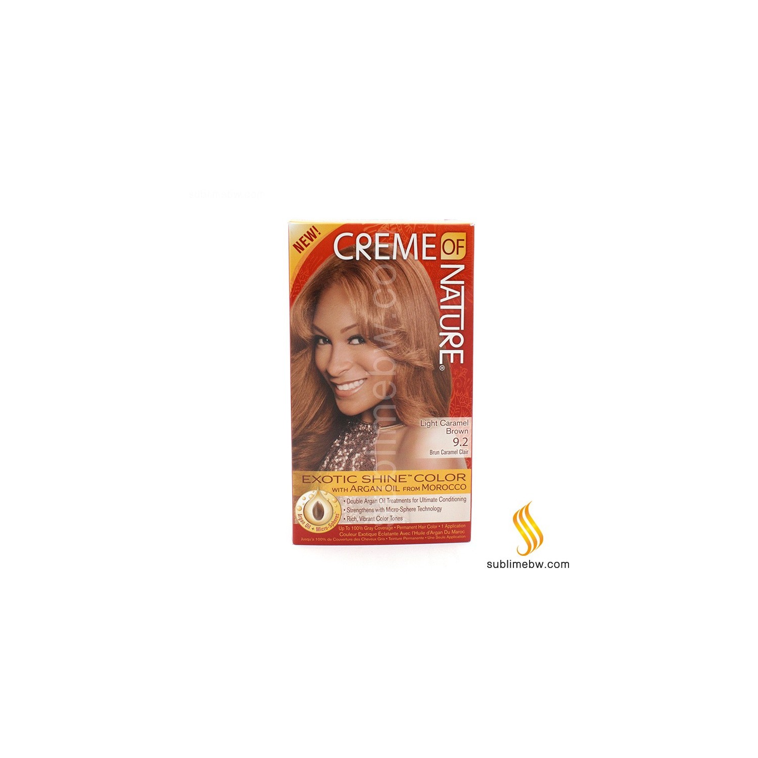 Cream Of Nature Argan Color Light Caremel Brown 9 2