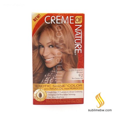Cream Of Nature Argan Color Light Caremel Brown 9 2