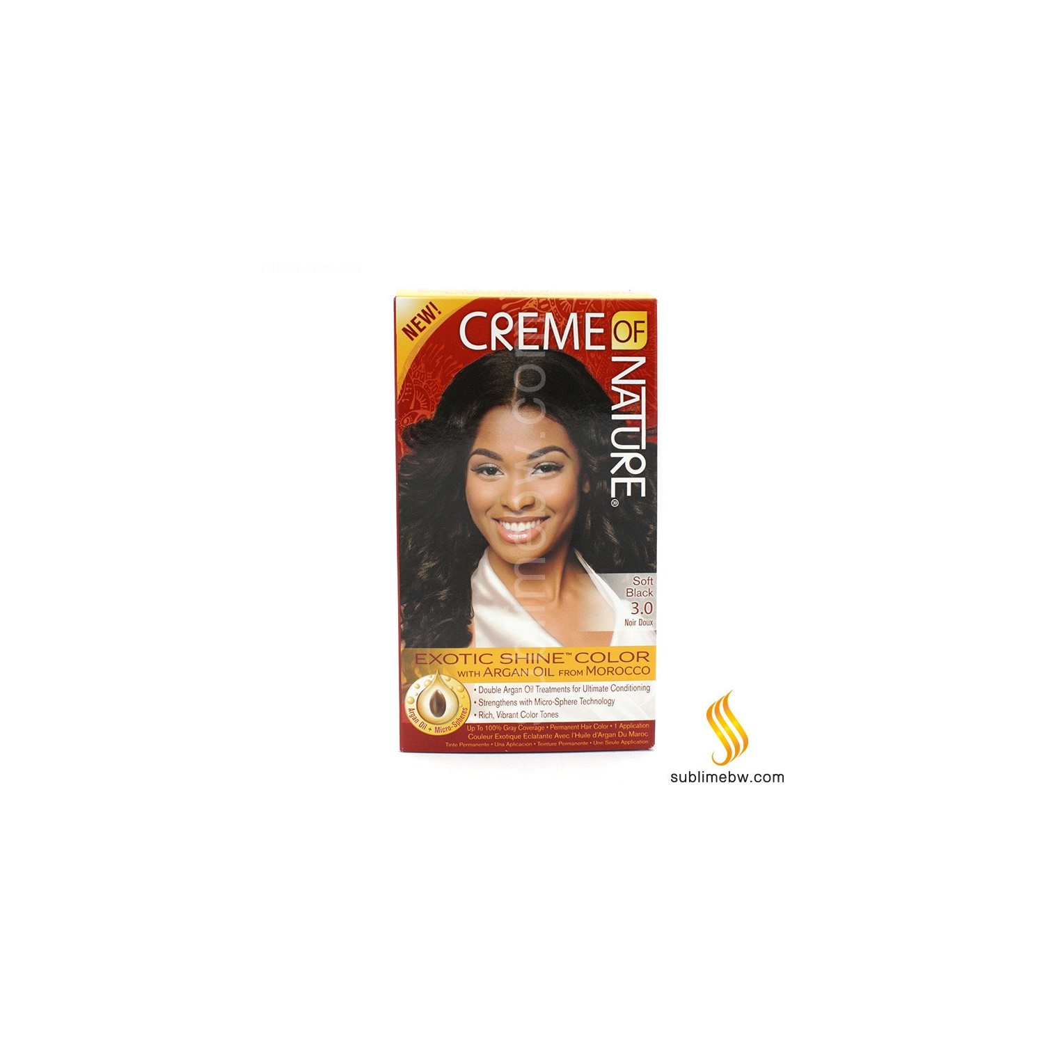 Creme Of Nature Argan Color Soft Black 3.0