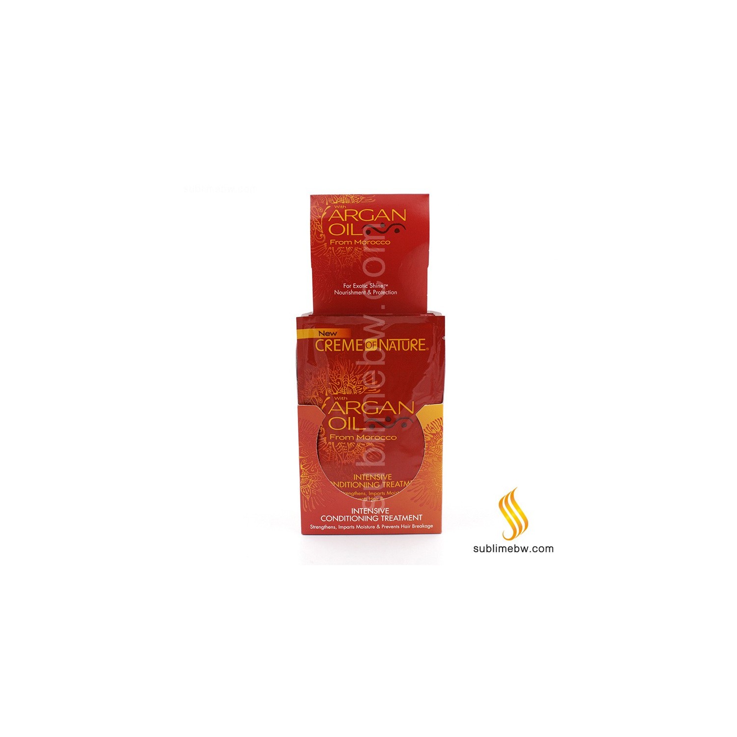 Creme Of Nature Argan Oil Incolor Intensive Condicioning Traitement ( 12x1.75oz)