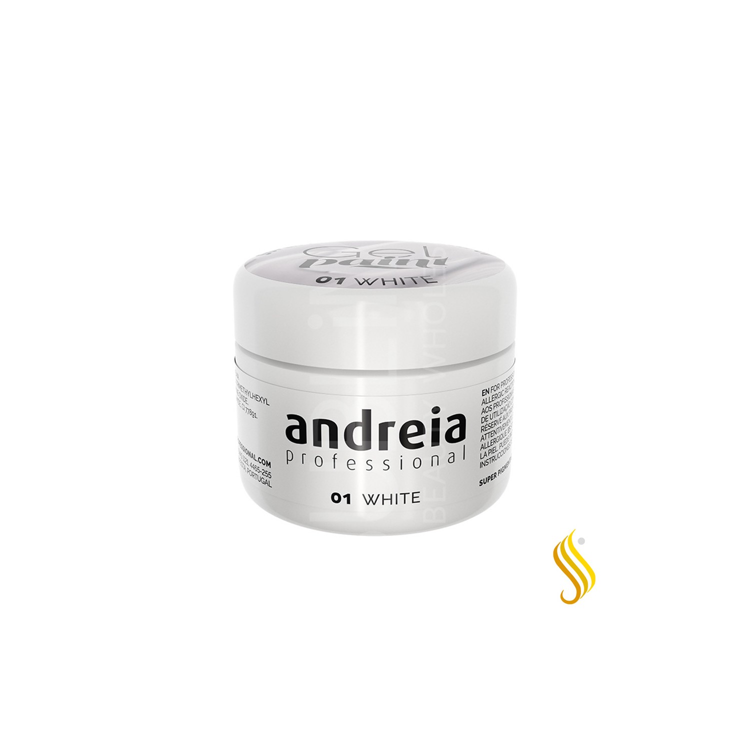 Andreia Gel Tinta Branca 01 4 ml