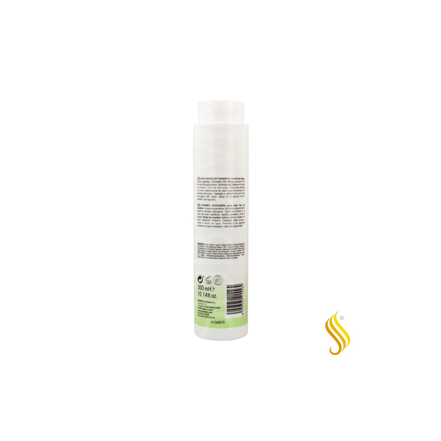 Mont Shampooing Dermo Pure 300 Ml (antipelliculaire) New