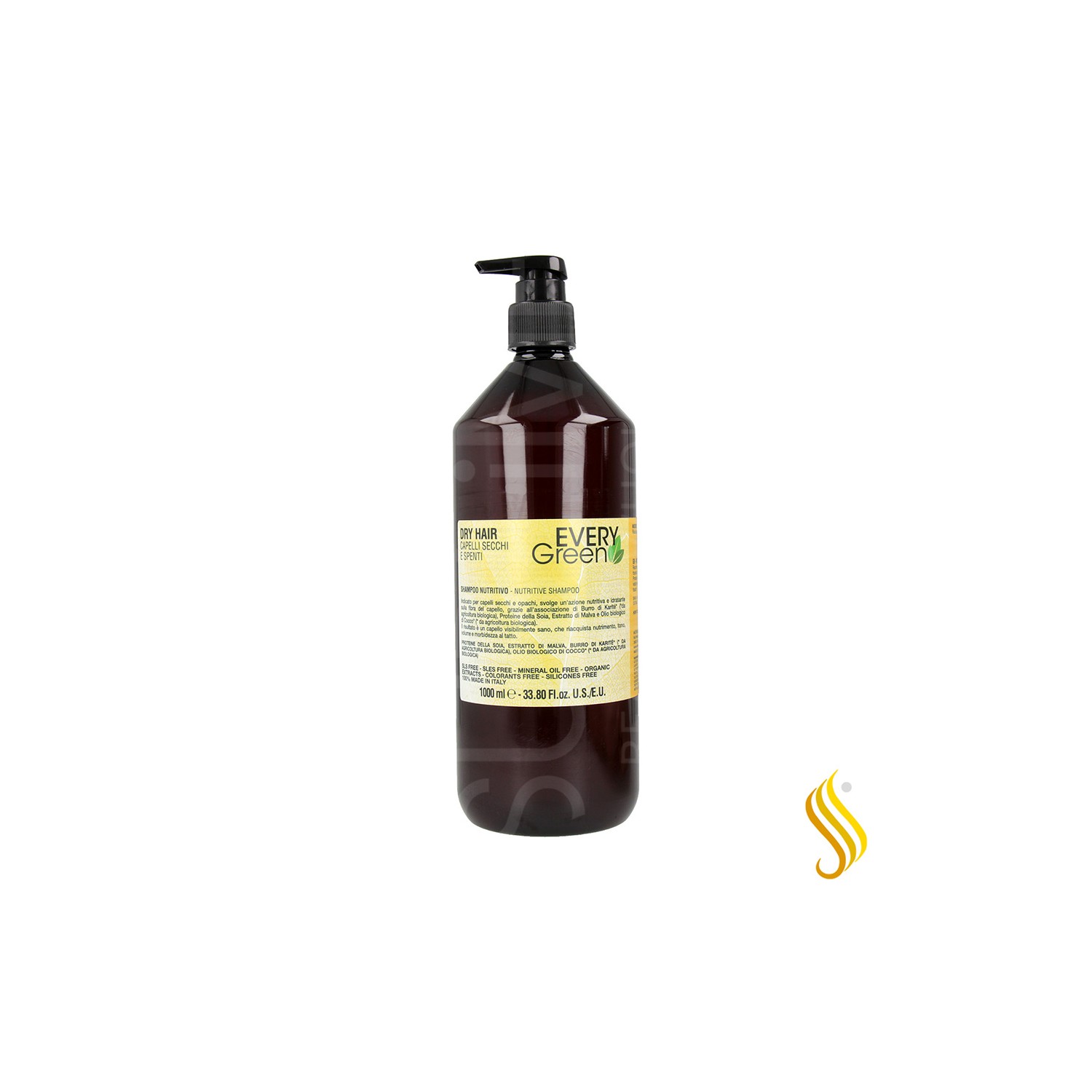 Dikson Everygreen Dry Hair Shampooing Nourishing 1000 Ml