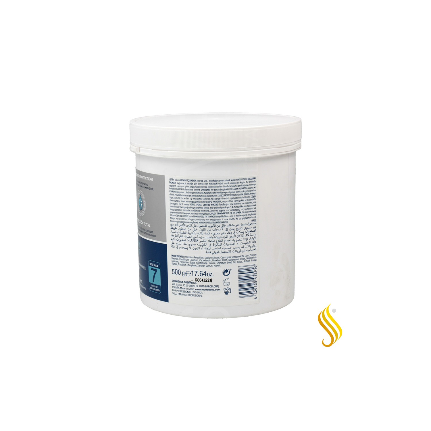 Montibello Platiblanc Advanced Silky Blond Decolorante 500 Ml