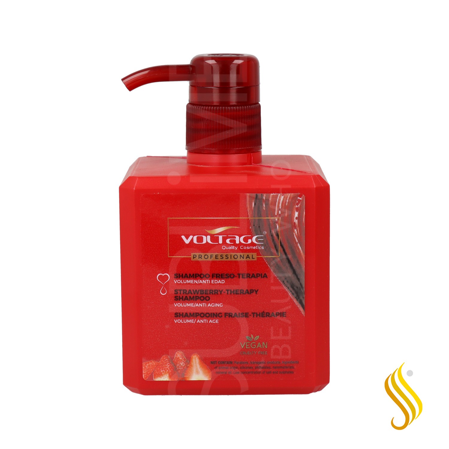 Voltage Anti Age Champú Fresa 500 Ml 