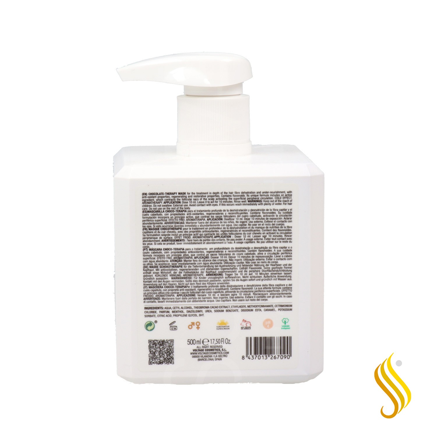 Voltage Choco Therapy Mask 500ml