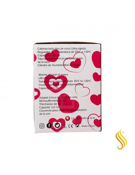 Albi Mini Fondant à Cire Appro Wax Coeurs Blanco 165 ml