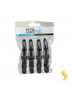 Eurostil 4 Small Black Dragon Tweezers 9 Cm