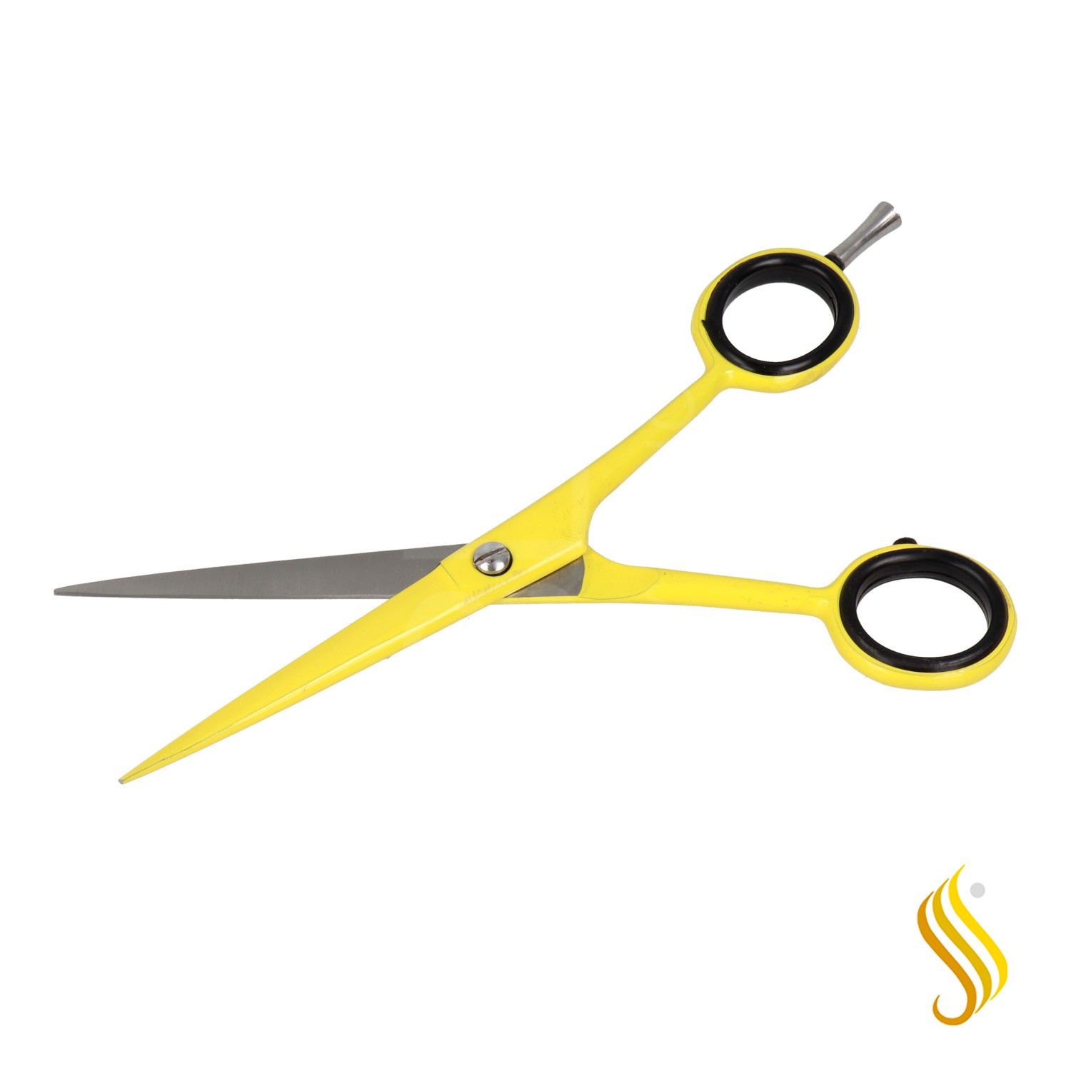 Zenish Professional Ciseaux Jaune Fluo 6"