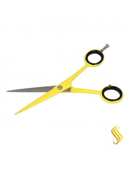 Zenish Professional Ciseaux Jaune Fluo 6"