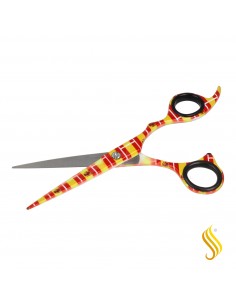 Zenish Scissors Professional Spanish Flag 6"