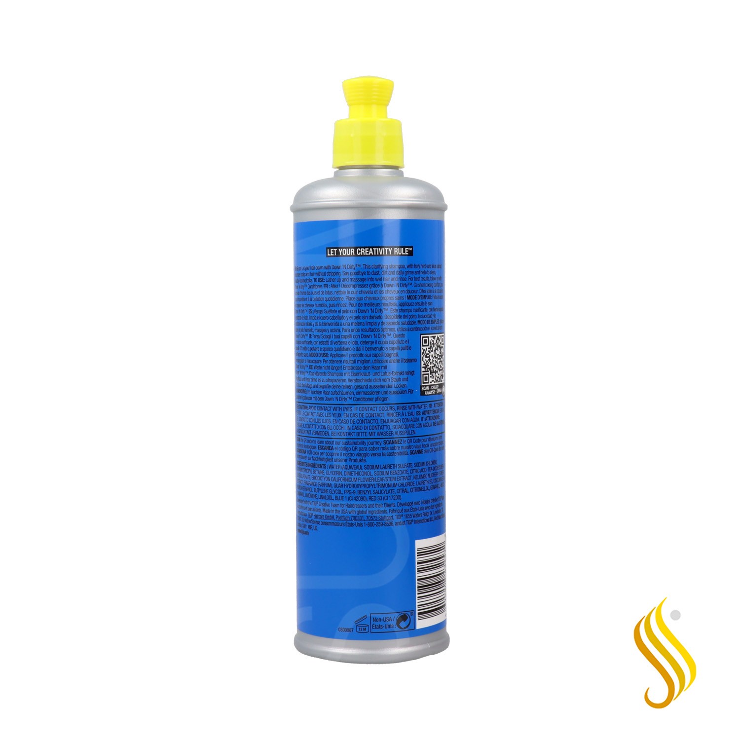Tigi Bed Head Down N Dirty Shampooing 400 ml