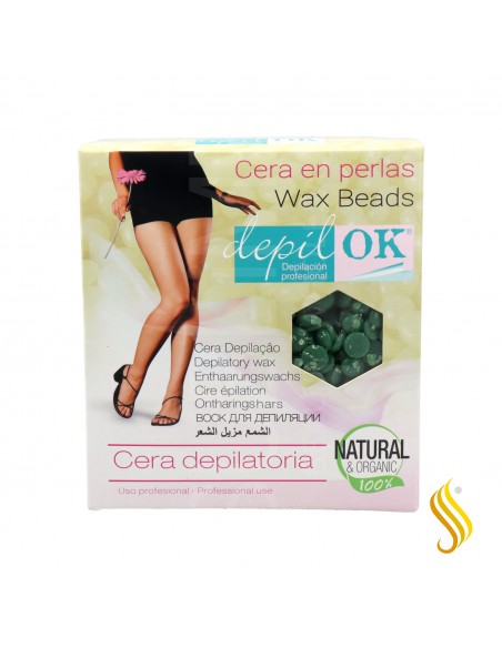Depil Ok Cire En Perles Menthe 1000 gr