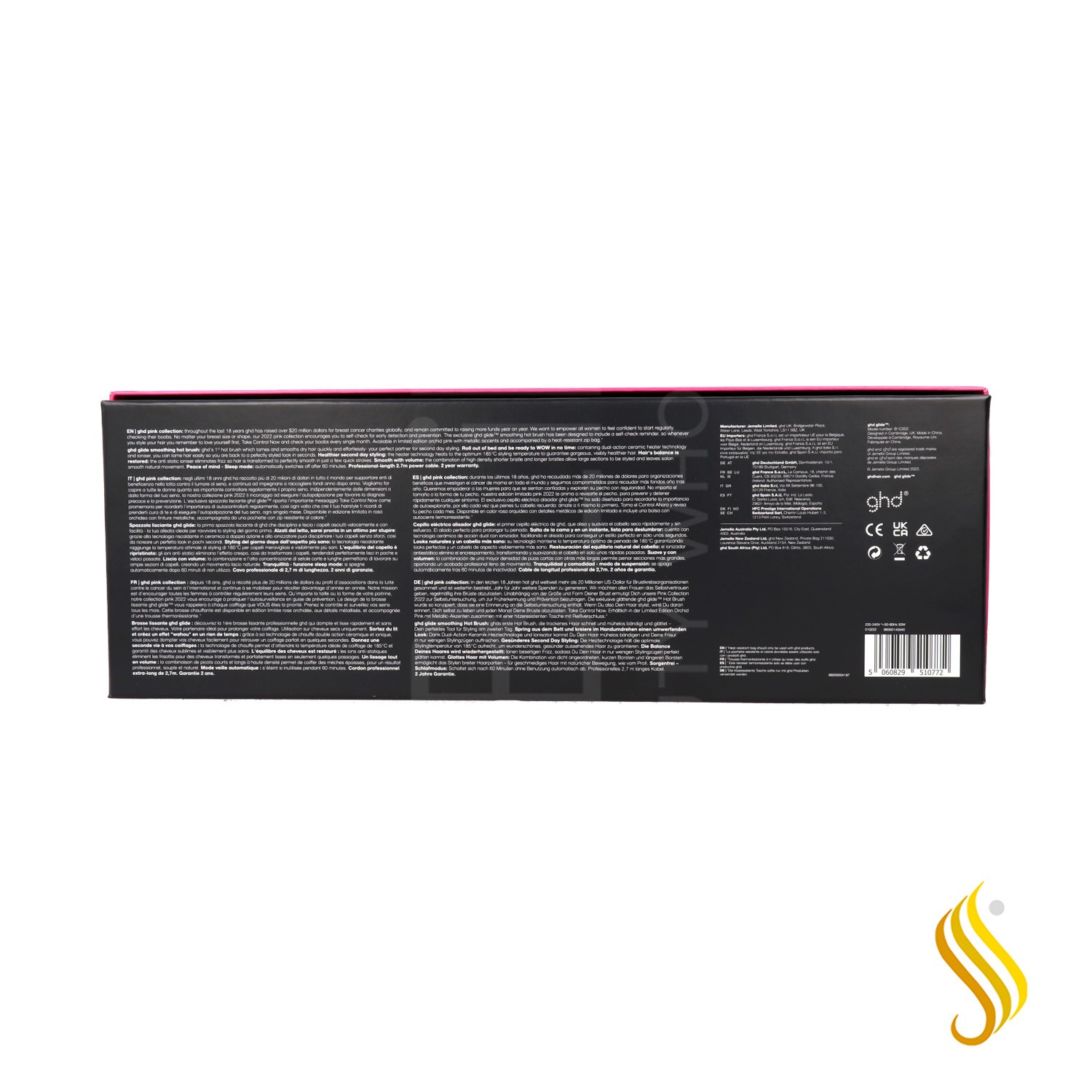 Ghd Glide Smoothing Take Control Now Brosse Rose