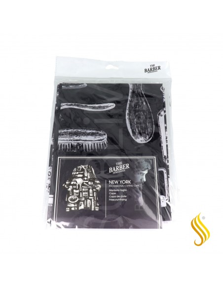 Xanitalia Pro The Barber New York Capa Corte Con Botones 45 X 155 Cm