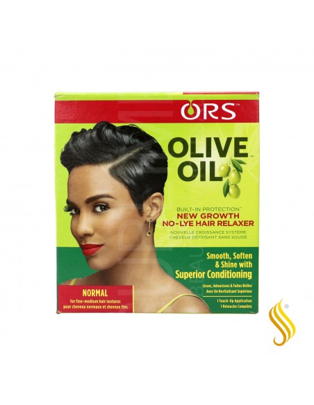 Ors Olive Oil New Growth No Lye Relaxer Normal Kit