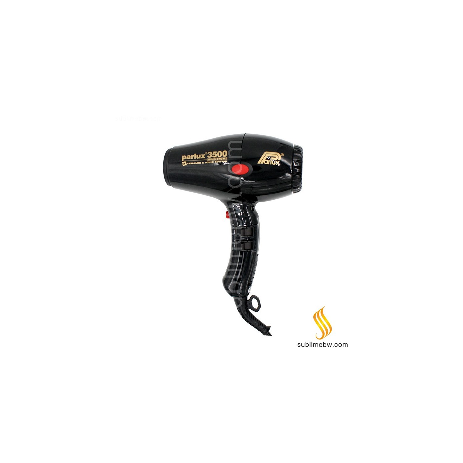 Parlux Hair Dryer Ceramic Ionic 3500 Black